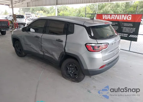2019 Jeep Compass Sport 4X4 z USA, uszkodzony, nr VIN 3C4NJDAB1KT601871